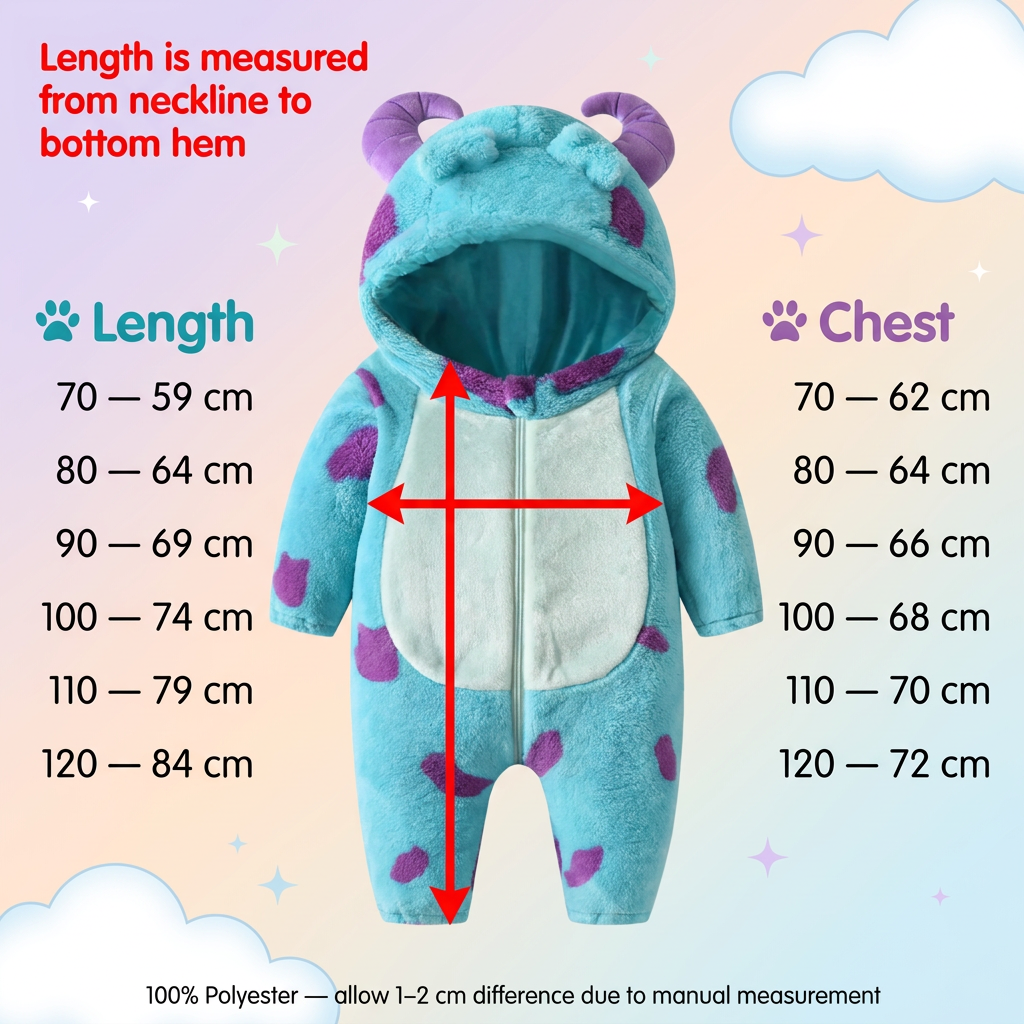 Snuggo Kids™ Monster Onsie