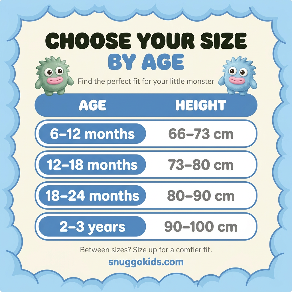 Snuggo Kids™ Monster Onsie